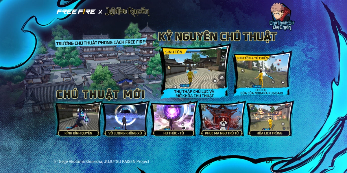 Bản đồ Trường trung học chú thuật với nhiều cập nhật mới