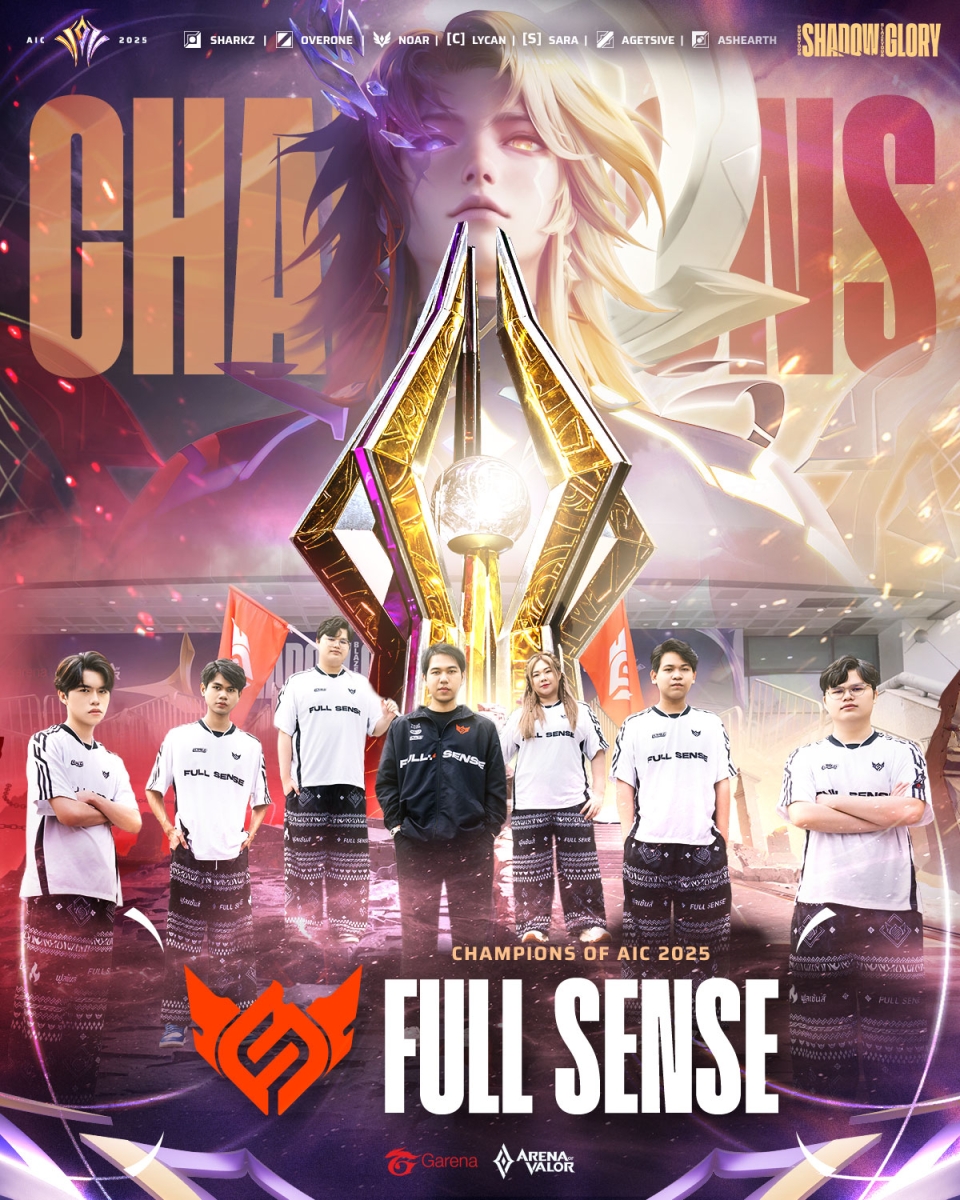 Full Sense vô địch AIC 2025