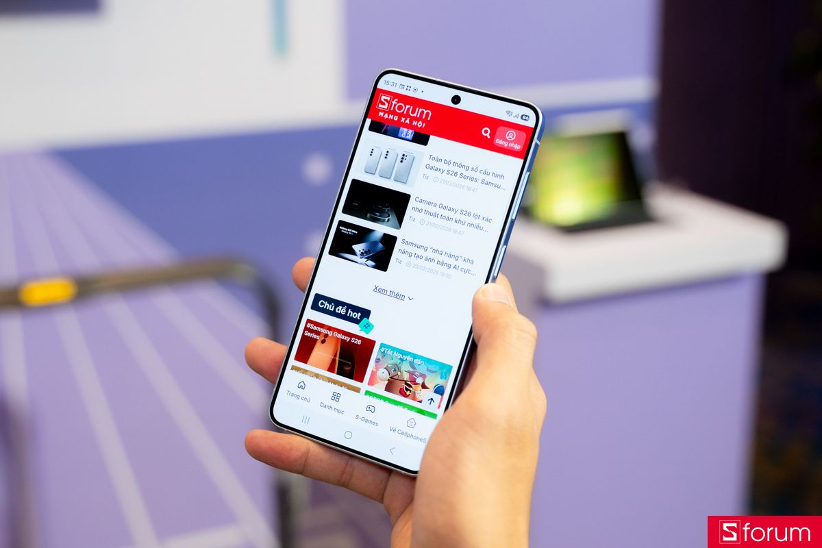 Galaxy S26 tiêu chuẩn được trang bị viên pin dung lượng 4.300 mAh