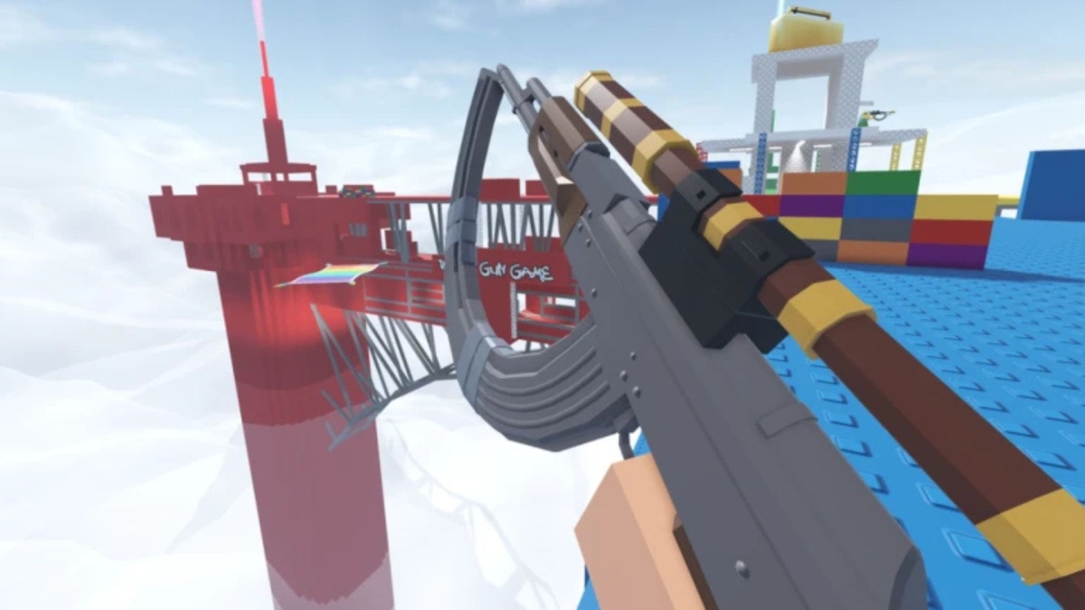 Weird Gun Game đem đến cơ chế dùng vũ khí ngẫu nhiên