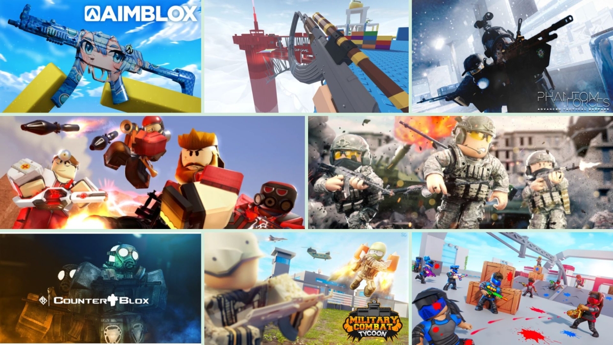 Top game bắn súng Roblox chất lượng không nên bỏ qua
