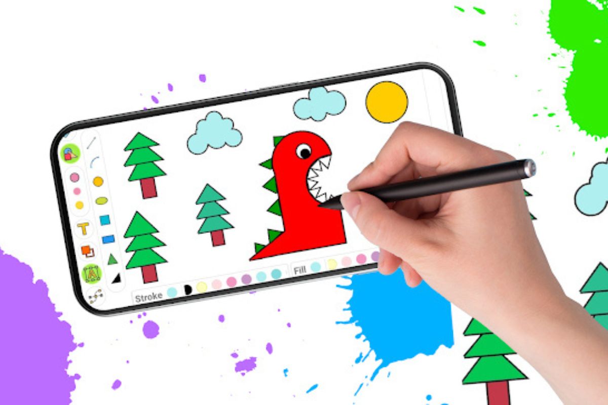 Drawing Pad là một trò chơi vẽ tranh mang tính giáo dục cao