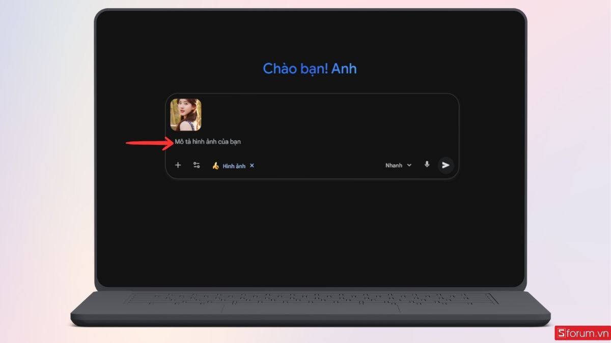 Hoàn tất tải ảnh lên Gemini