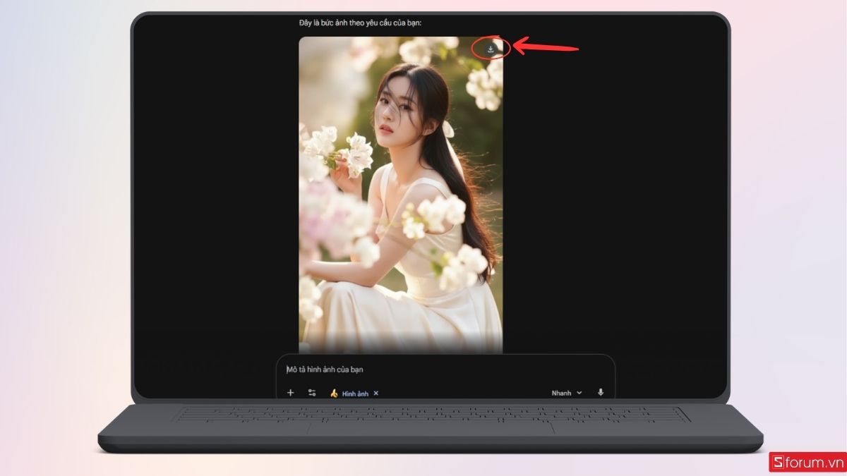 Lưu ảnh về máy của bạn