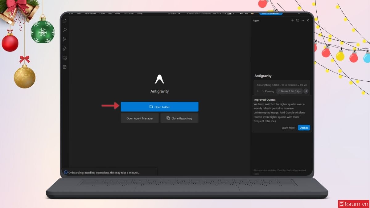 Bắt đầu sử dụng các tính năng của Antigravity