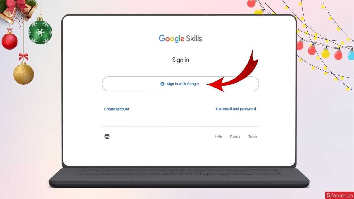 Đăng nhập bằng tài khoản Google