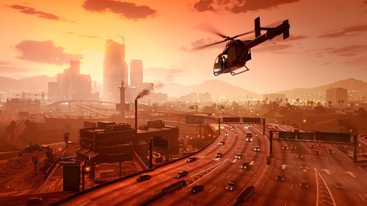 Thế giới mở trong GTA 5 tuyệt đẹp