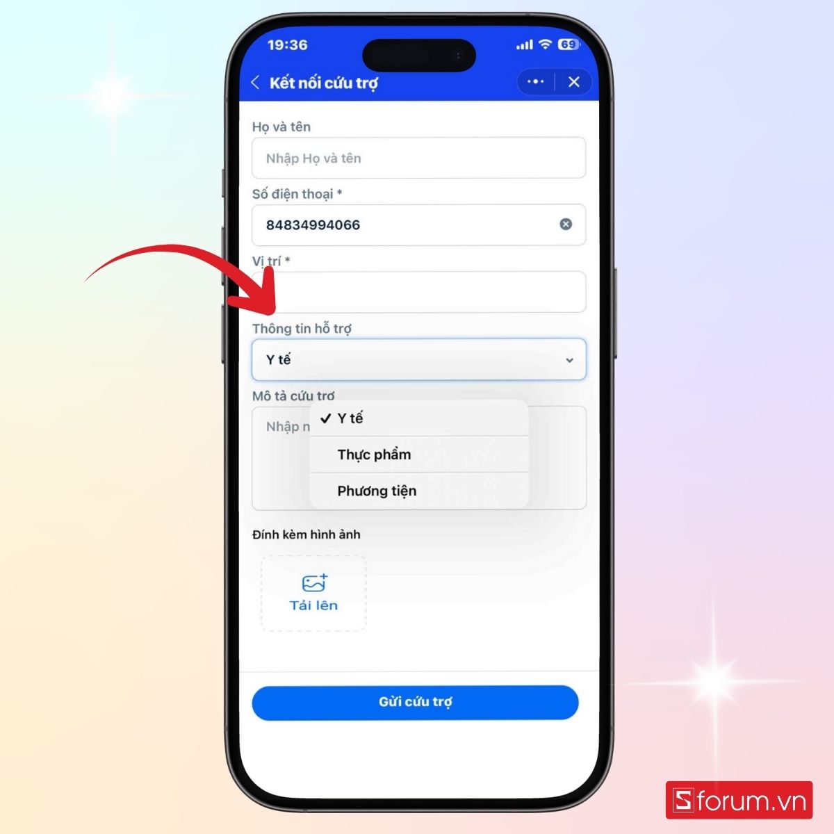 Lựa chọn thông tin hỗ trợ phù hợp