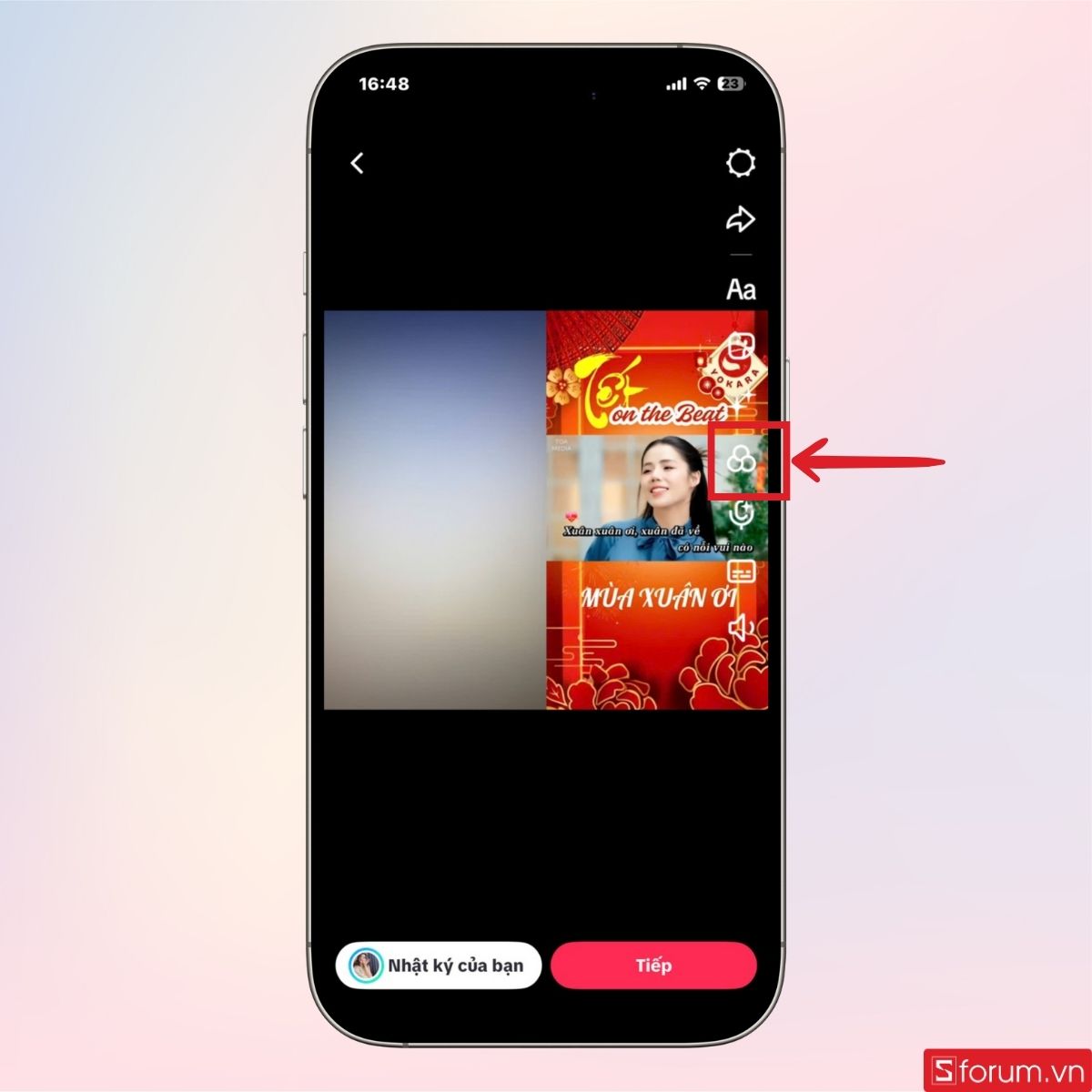 Thêm filter hoặc bộ lọc mà bạn thích tại đây 