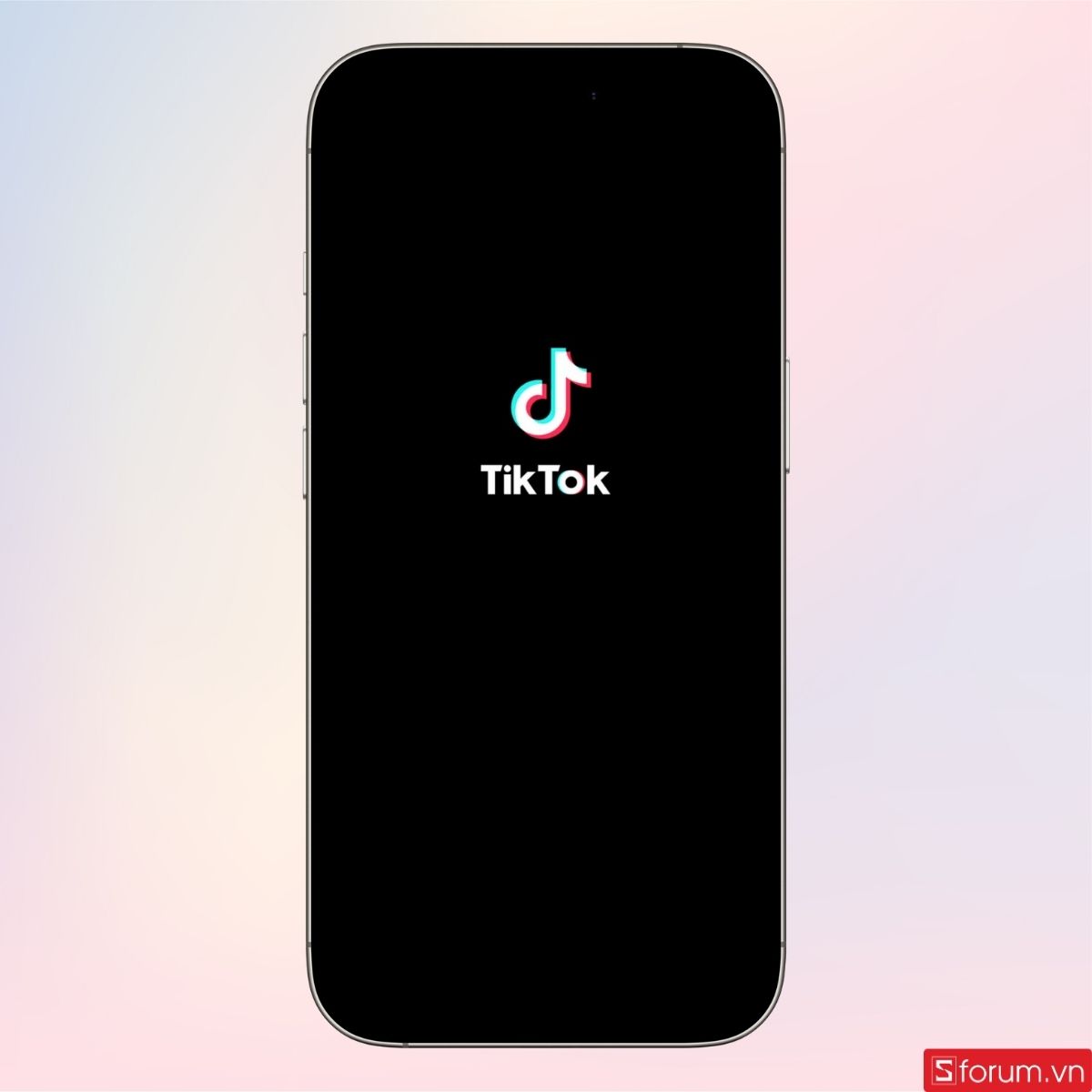 Mở ứng dụng TikTok để bắt đầu