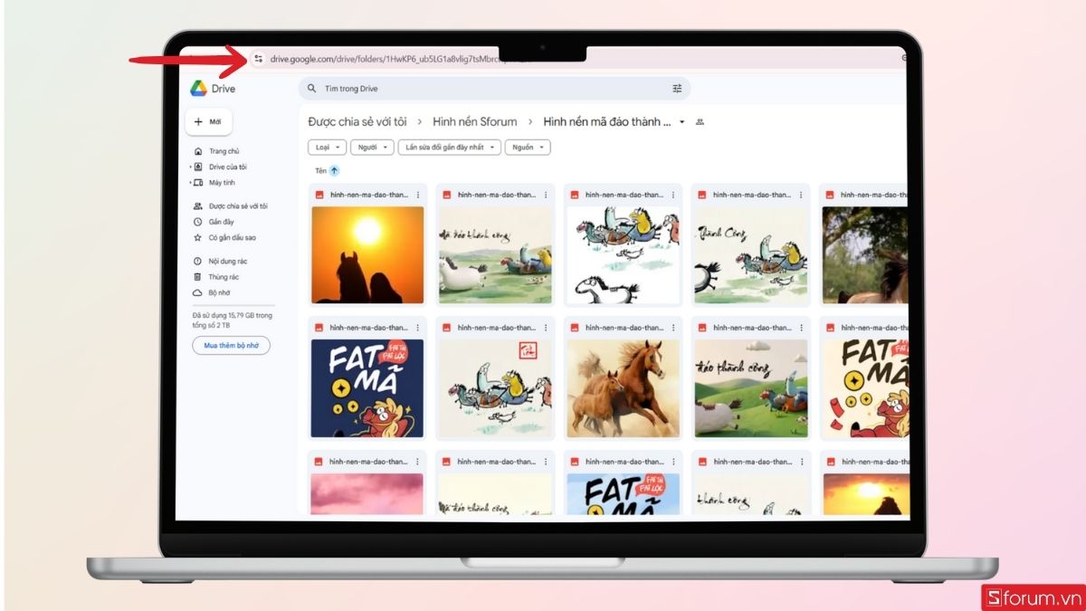 Truy cập trang web Drive