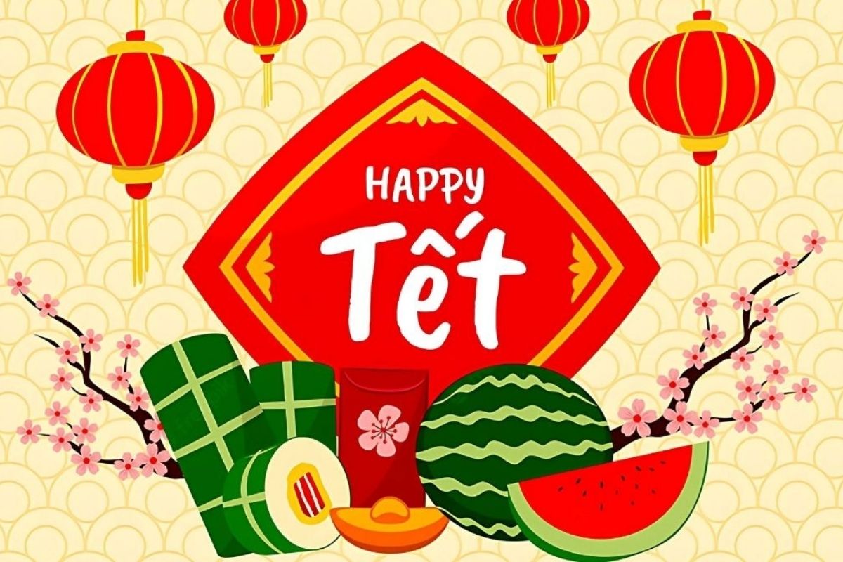 Ưu điểm khi thay hình nền máy tính Tết