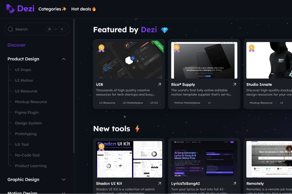 Dezi Gallery là nền tảng học lập trình kết hợp thẩm mỹ khá thú vị