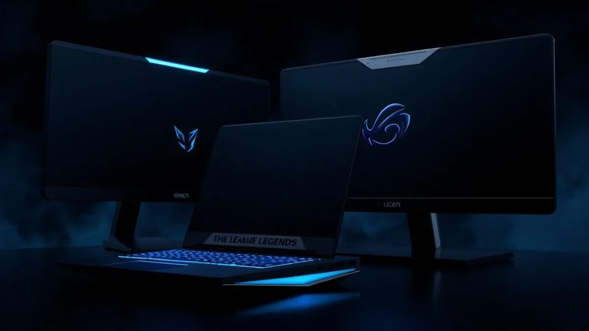 Mẫu laptop và màn hình HP phiên bản LMHT