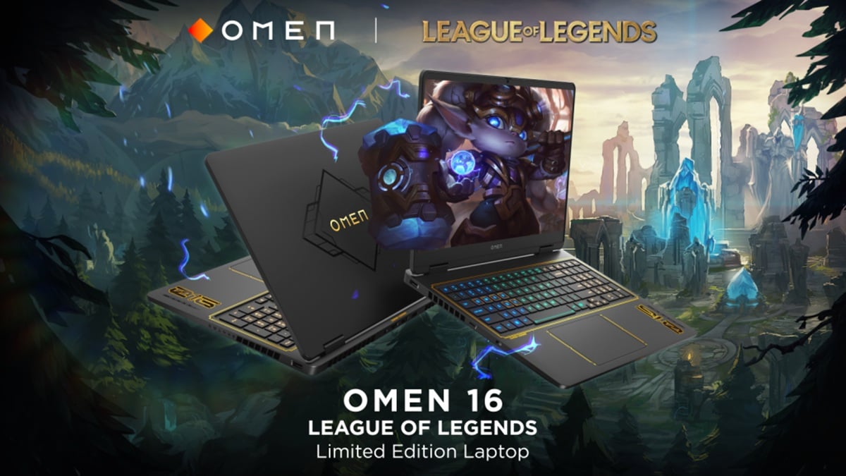 Trước thềm CKTG 2025, HP ra mắt laptop phiên bản LMHT và màn hình chơi game OMEN 25