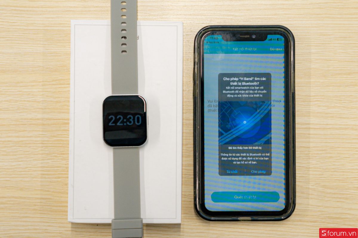 Yêu cầu truy cập quyền Bluetooth