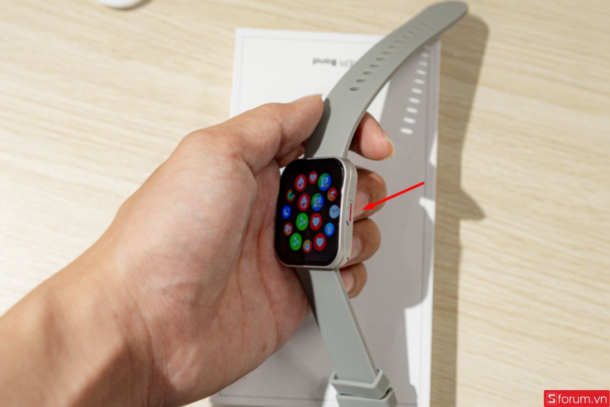 Nhấn vào n út nguồn một lần nữa