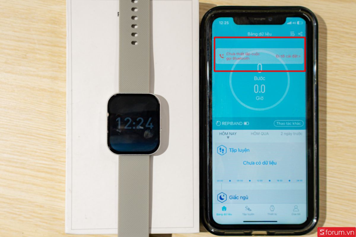 Nhấn vào Đi tới cài đặt