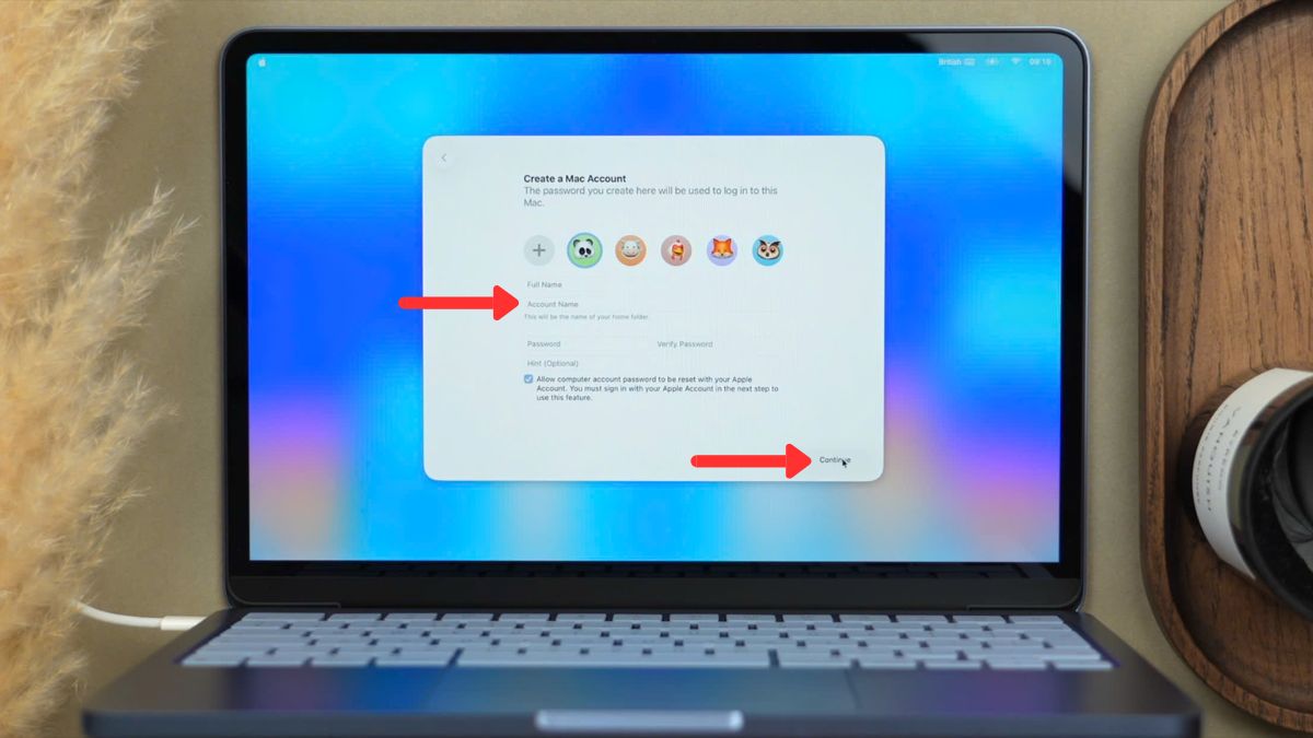Cài đặt Apple ID
