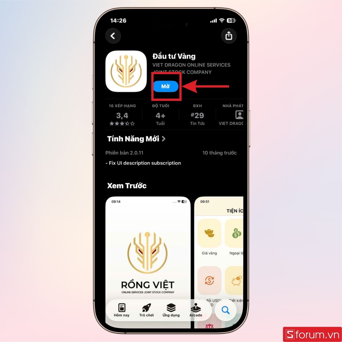 Tải ứng dụng Đầu Tư Vàng