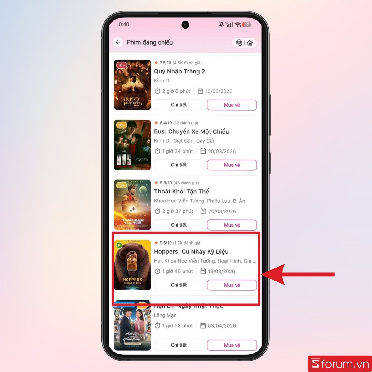 Nhấn chọn phim Hoppers Cú Nhảy Kỳ Diệu