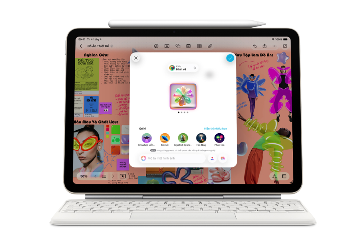 iPad Air M4 cũng hỗ trợ Apple Pencil (USB-C)