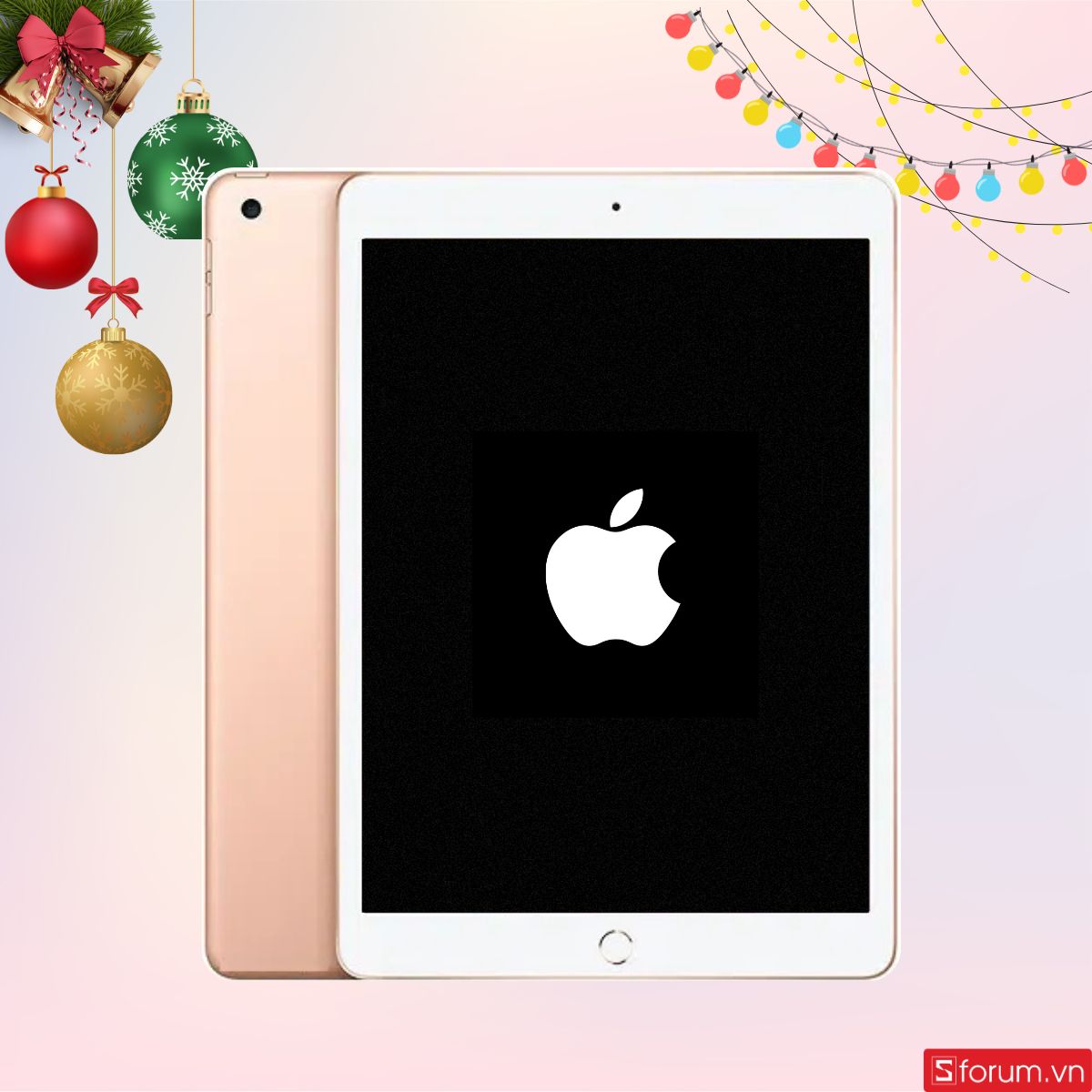 Khi iPad hiện logo Apple là bạn đã hoàn tất reset máy