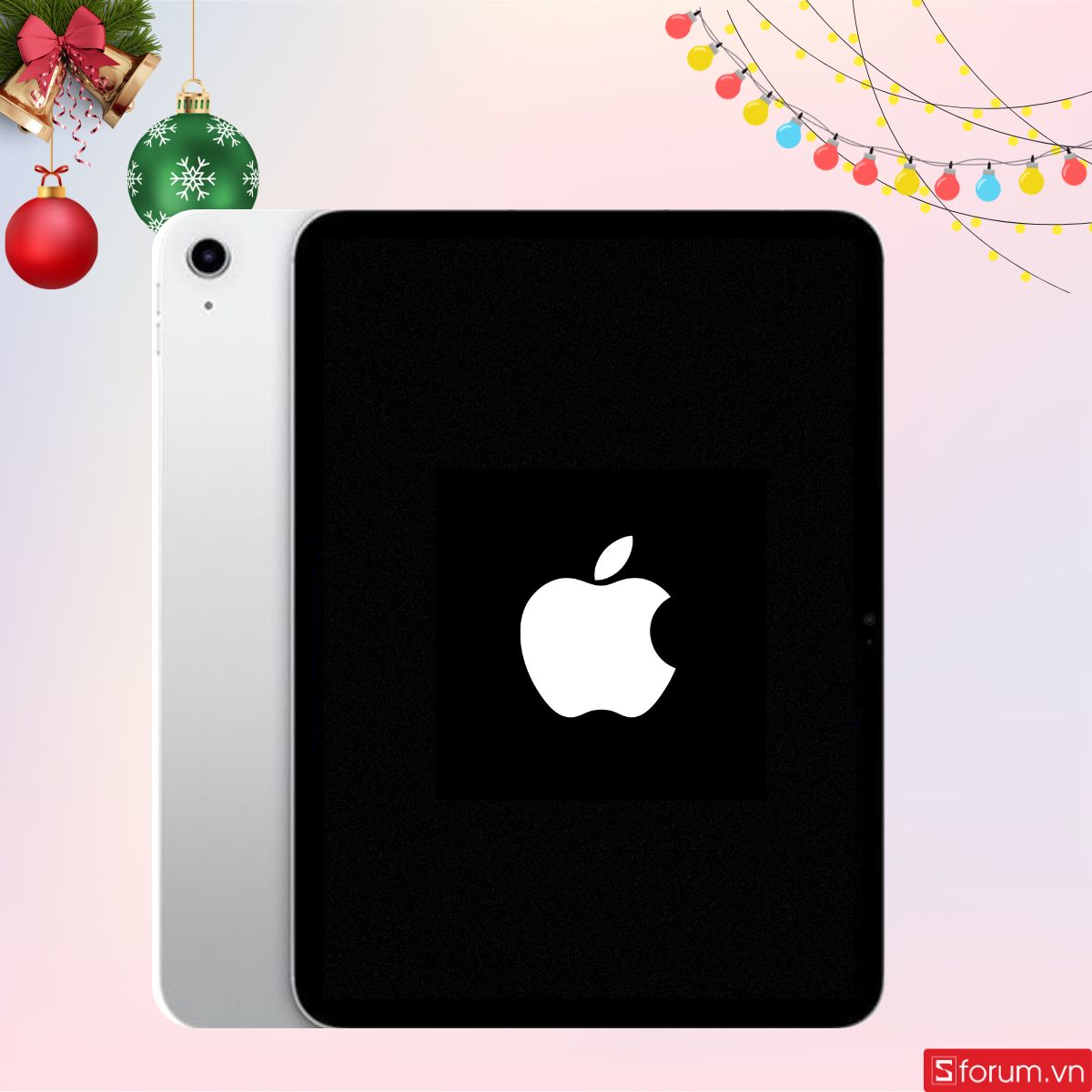 Nhấn giữ cho đến khi logo Apple xuất hiện là được