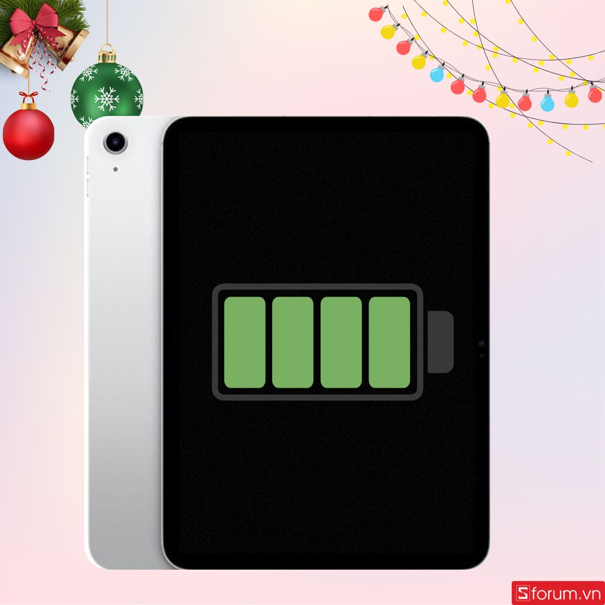 Có thể tự khắc phục bằng cách sạc pin iPad trong khoảng 30 phút