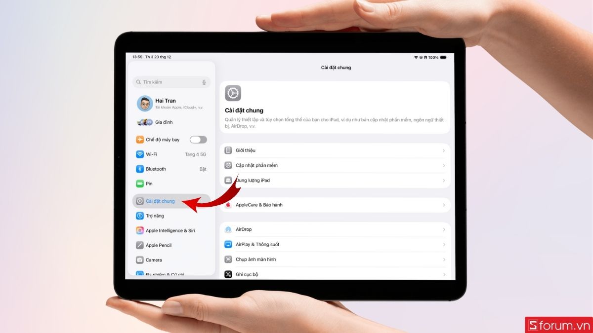 khắc phục iPad vào mạng chậm bằng đặt lại cài đặt mạng của ipad bước 2