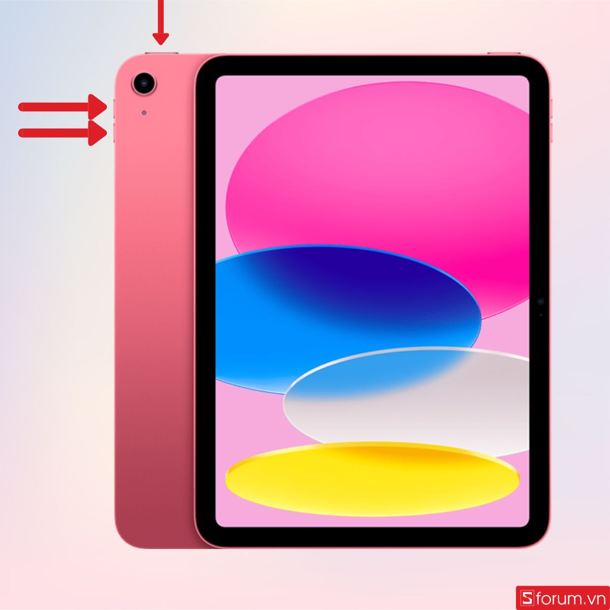 Thử khởi động lại iPad để khắc phục iPad vào mạng chậm