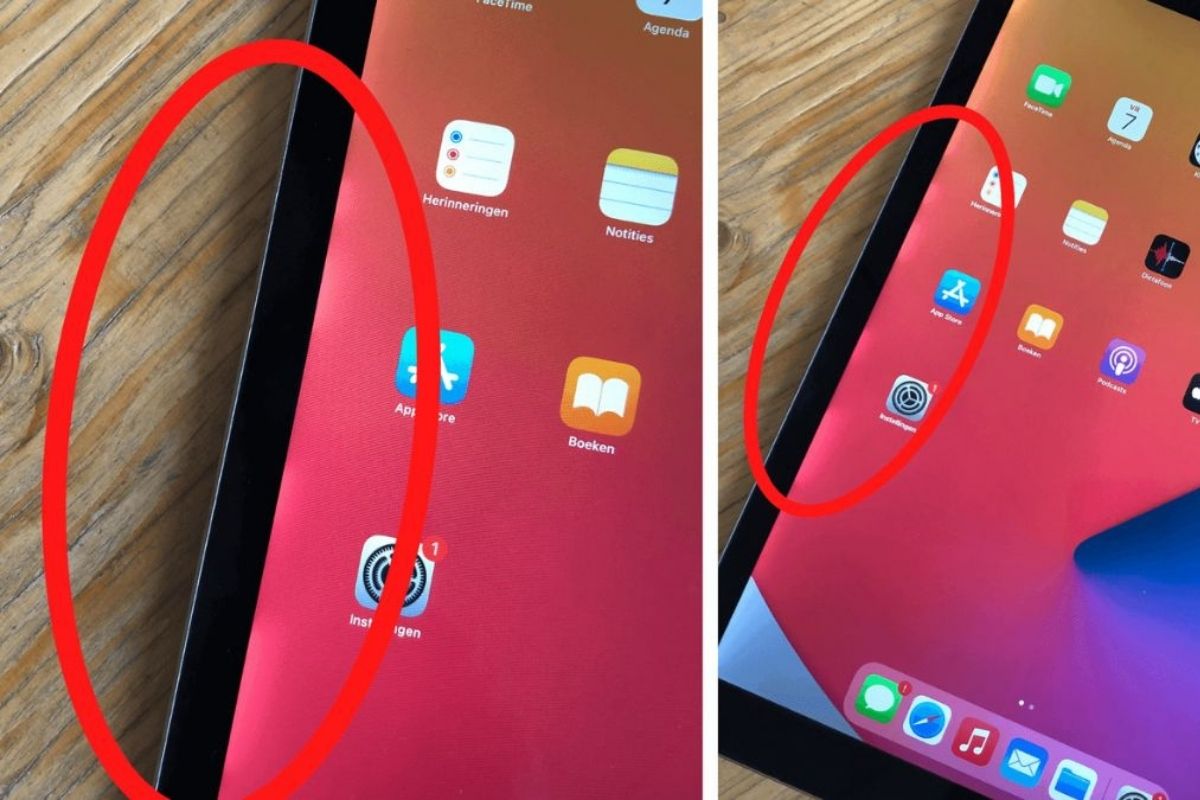 Màn hình iPhone bị lỗi hở viền sáng