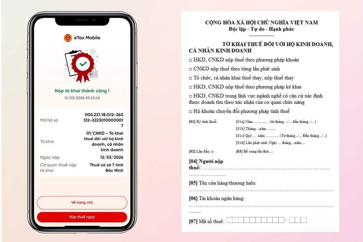 Thời điểm xác định doanh thu tính thuế TNCN hộ kinh doanh