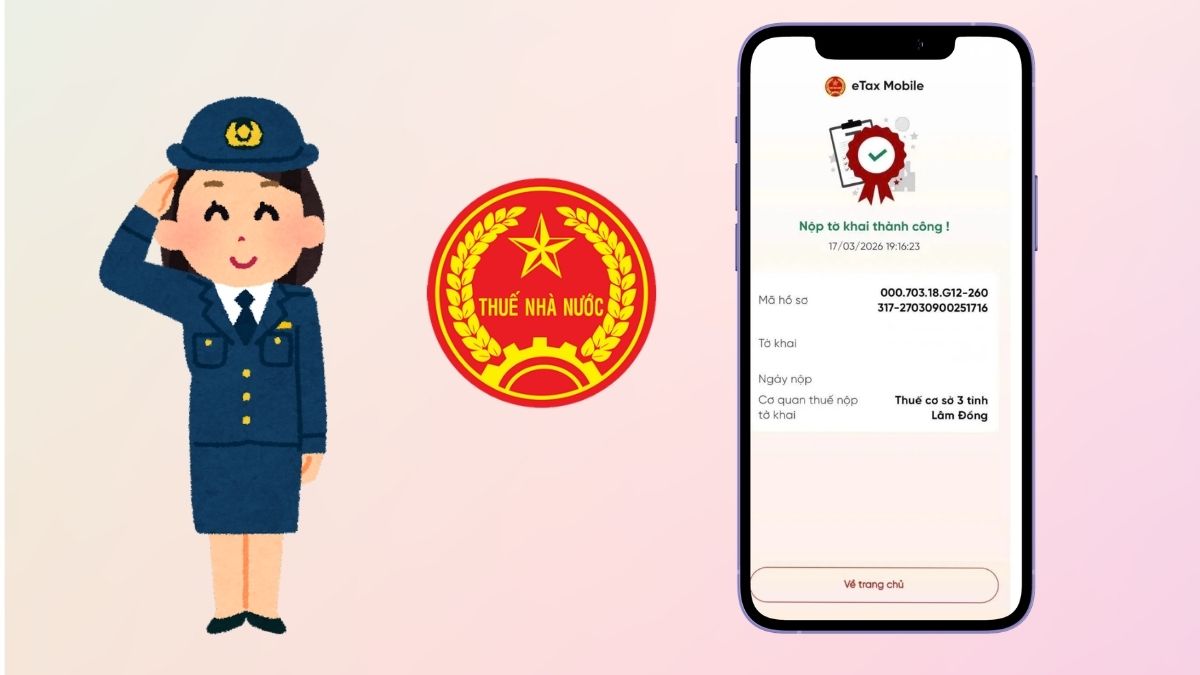 Hướng dẫn kê khai thuế cho hộ kinh doanh trên Etax Mobile