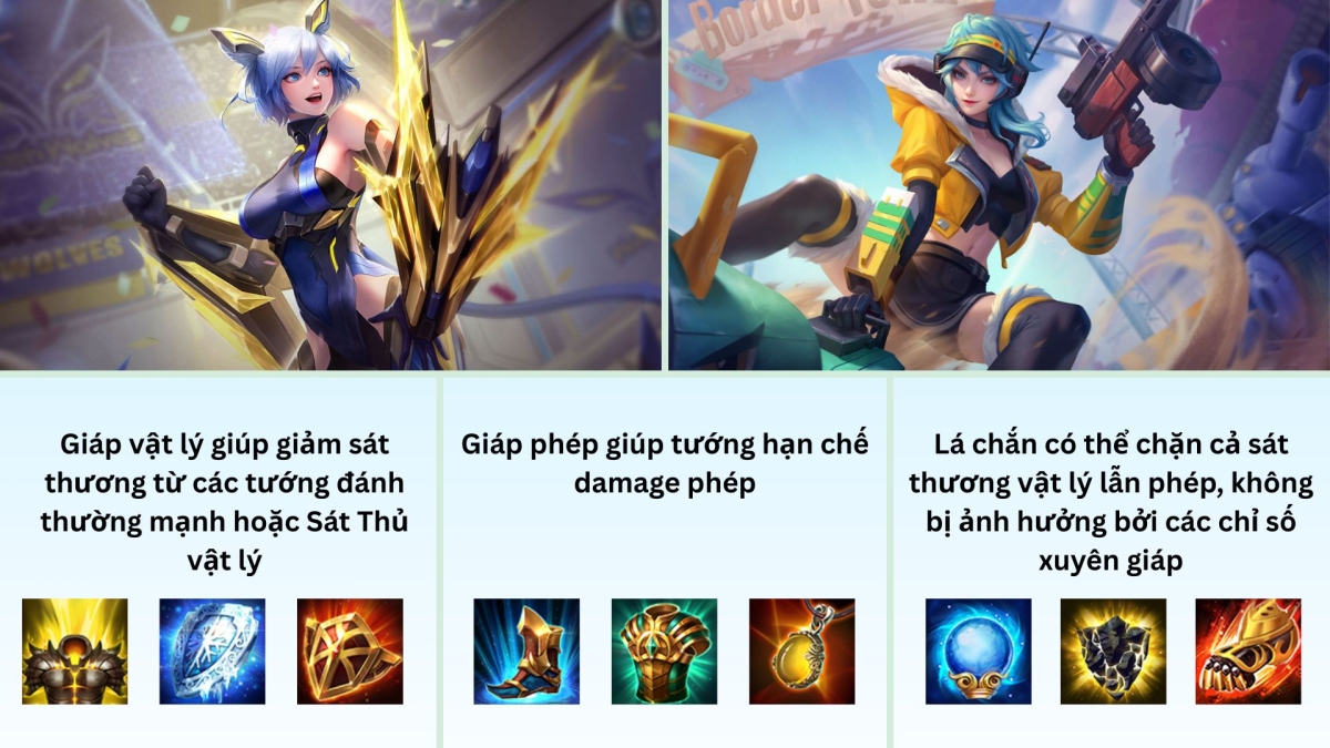Tướng có nhiều giáp ảo càng có khả năng chống chịu cao