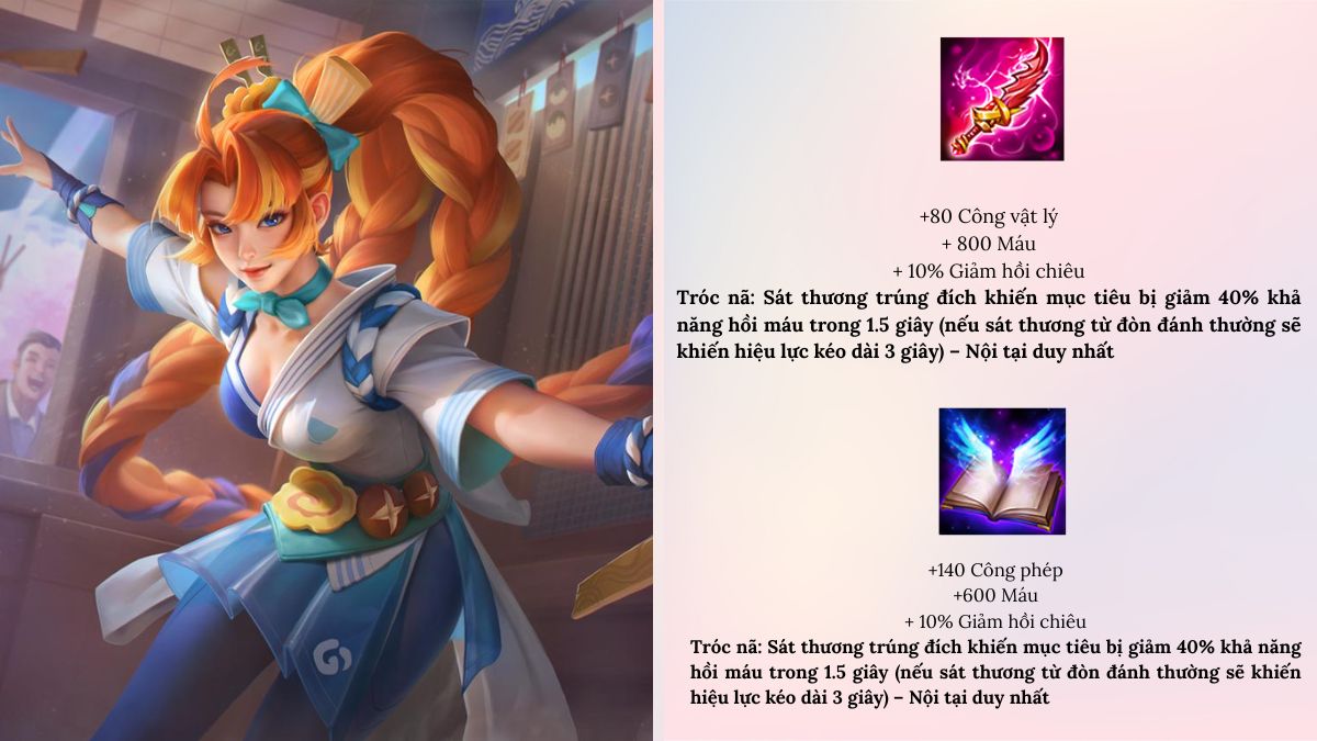 Trang bị giảm hồi phục 