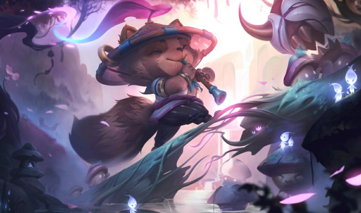 Teemo sở hữu tầm đánh xa và có thể liên tục cấu rỉa Gnar