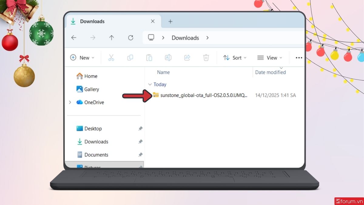 Giải file nến vừa tải