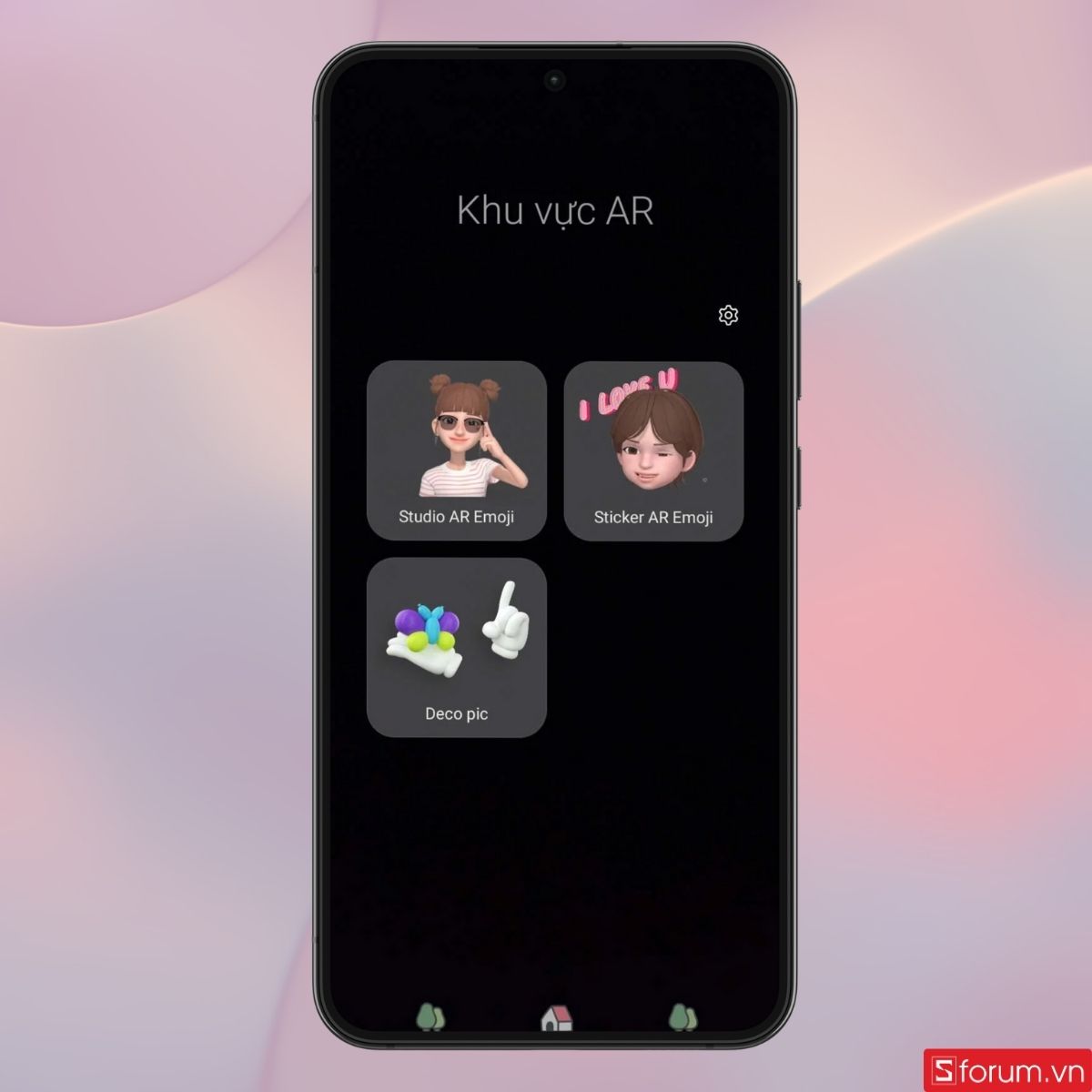 Tùy chọn tính năng trên AR