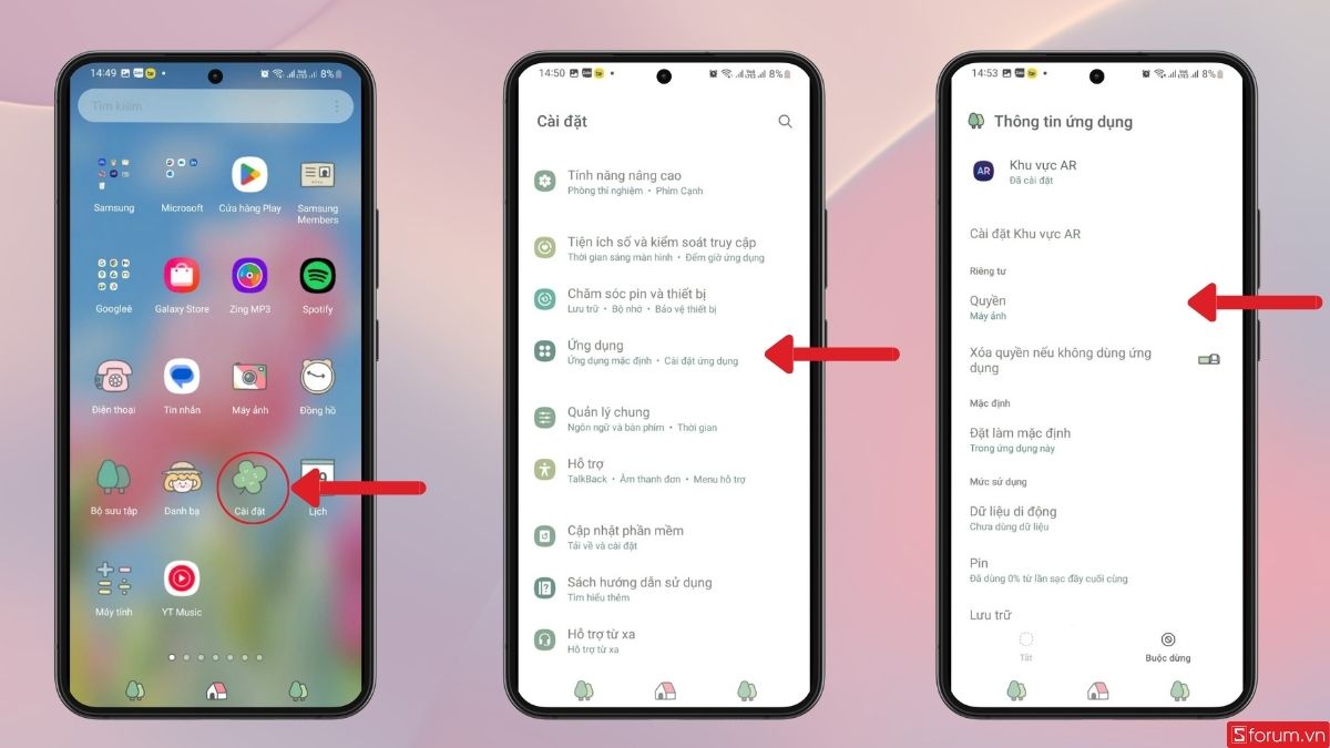 Kiểm tra quyền truy cập của AR