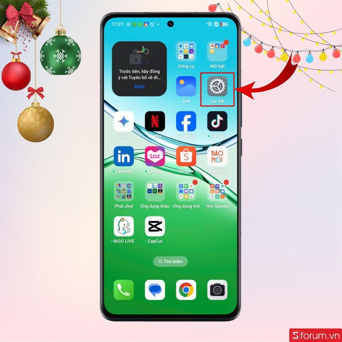 Cách lấy lại dữ liệu sau khi khôi phục cài đặt gốc OPPO - bước 1