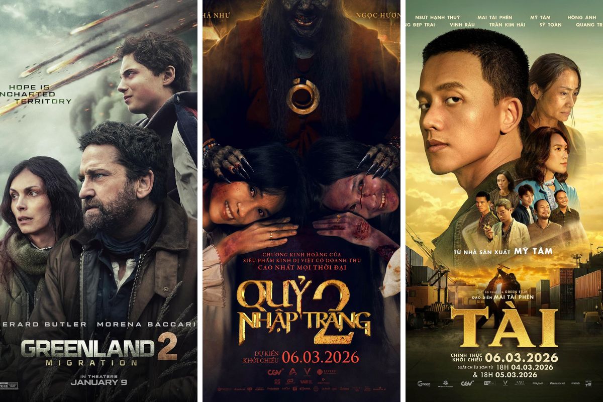 Top phim mới nhất ra rạp tháng 3/2026