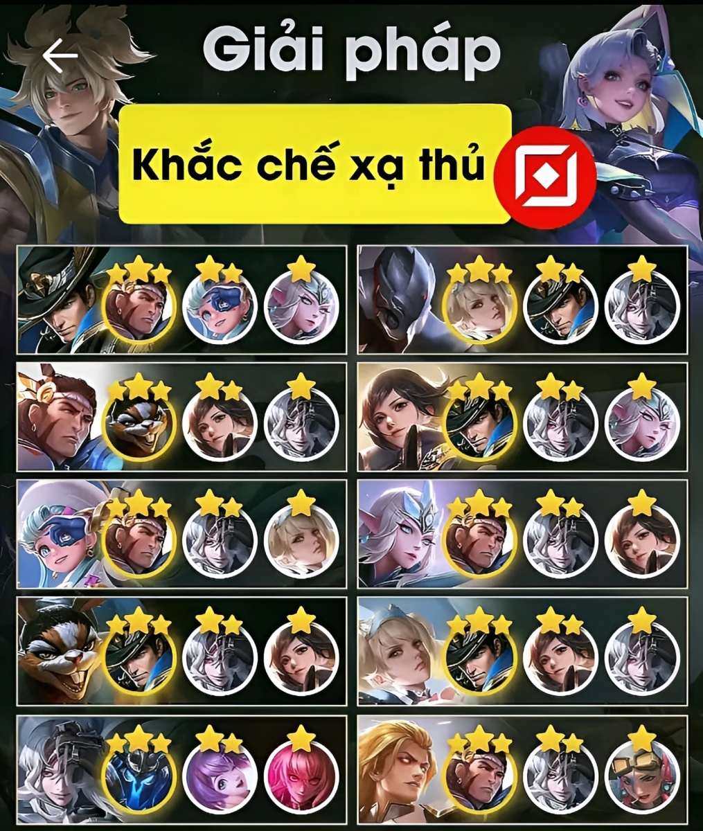 Cách khắc chế Xạ Thủ đường Rồng