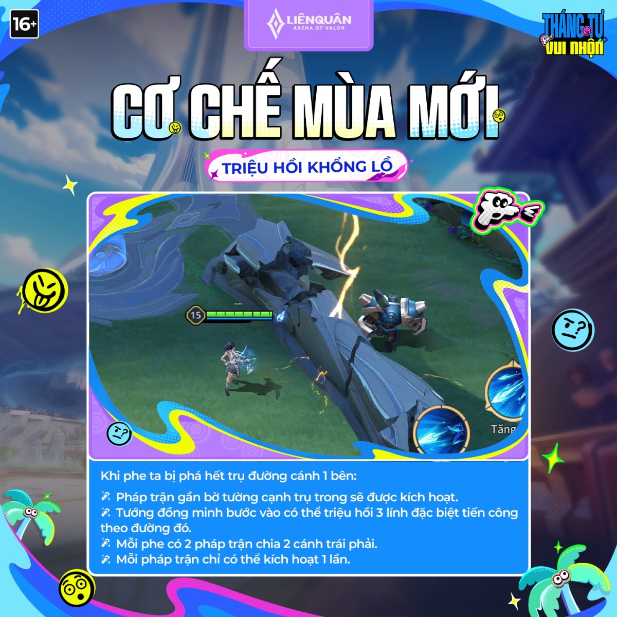 Cơ chế mùa mới - Triệu Hồi Khổng Lồ