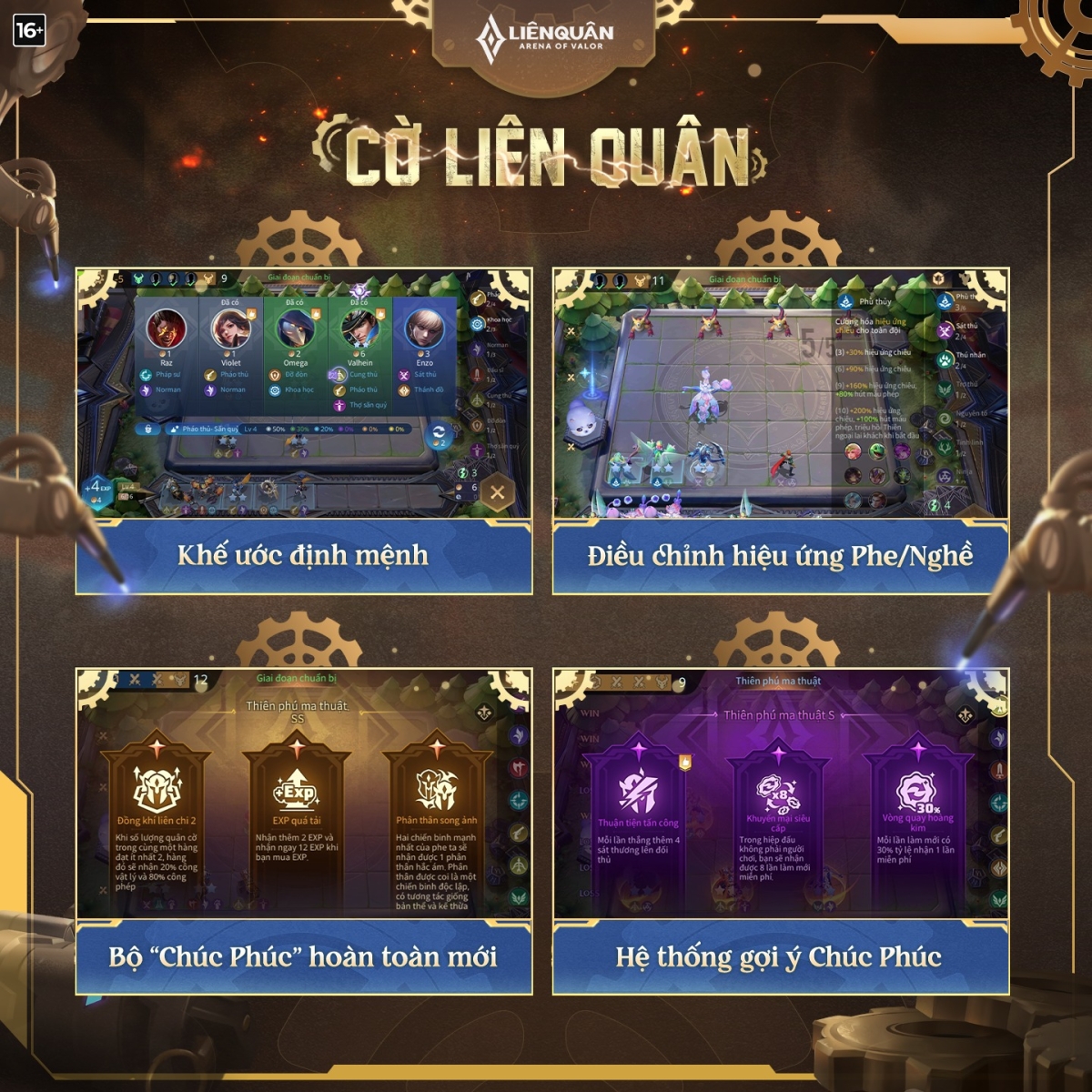 Các thay đổi trong chế độ Cờ Liên Quân