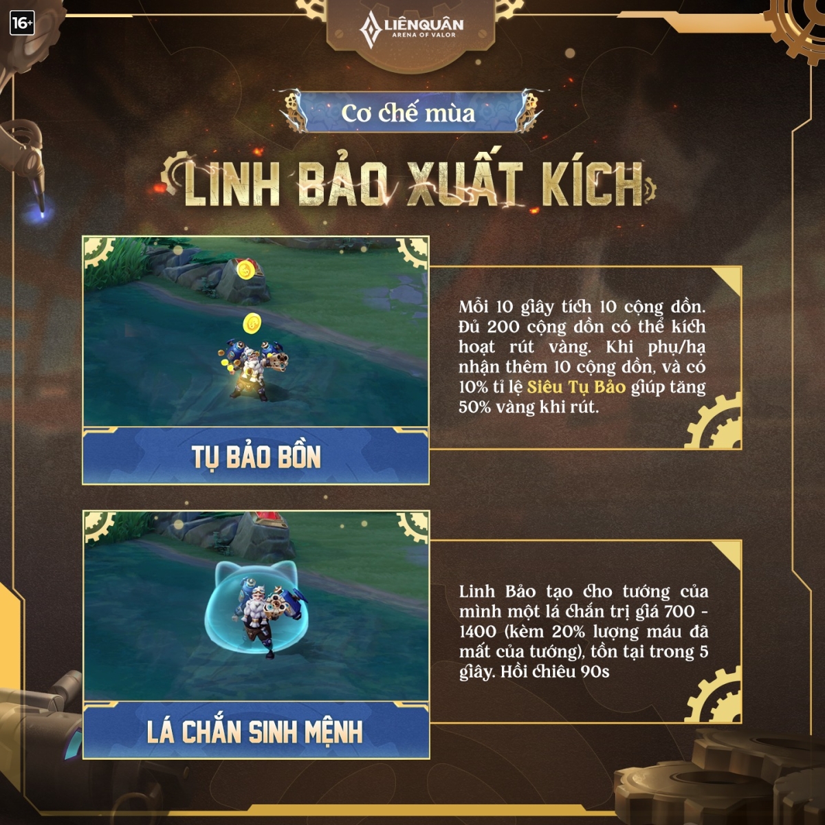 Cơ chế mùa mới Linh Bảo Xuất Kích