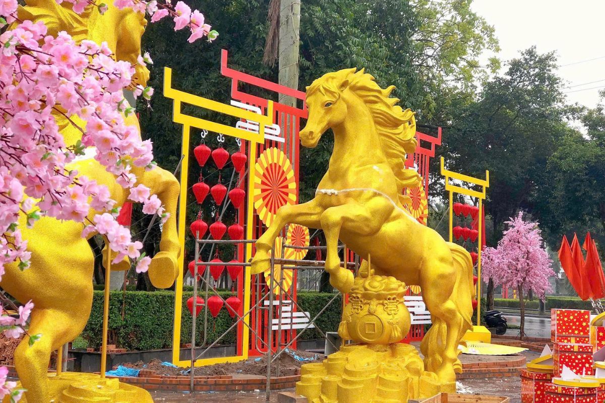 Tạo hình linh vật ngựa Ninh Bình 2026