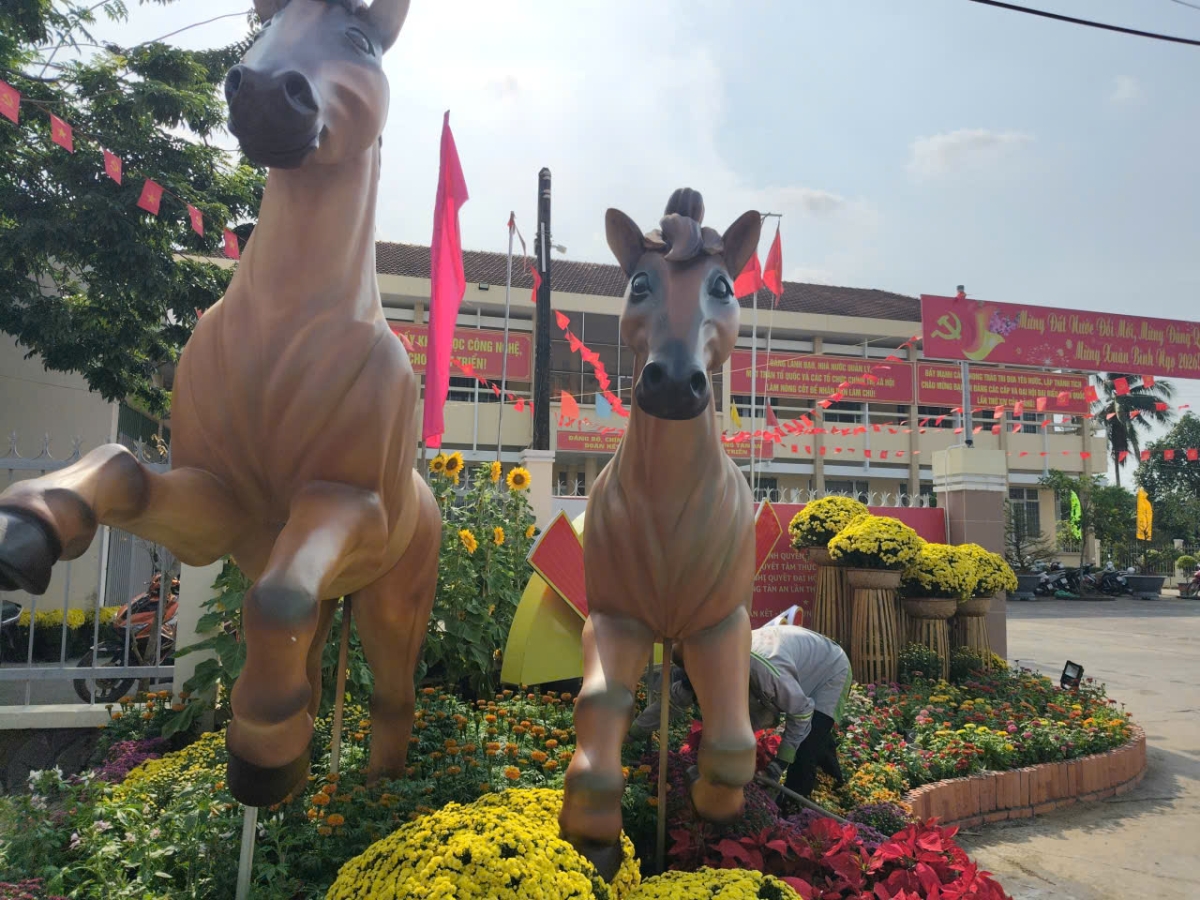 Tạo hình linh vật ngựa tại Tây Ninh 2026