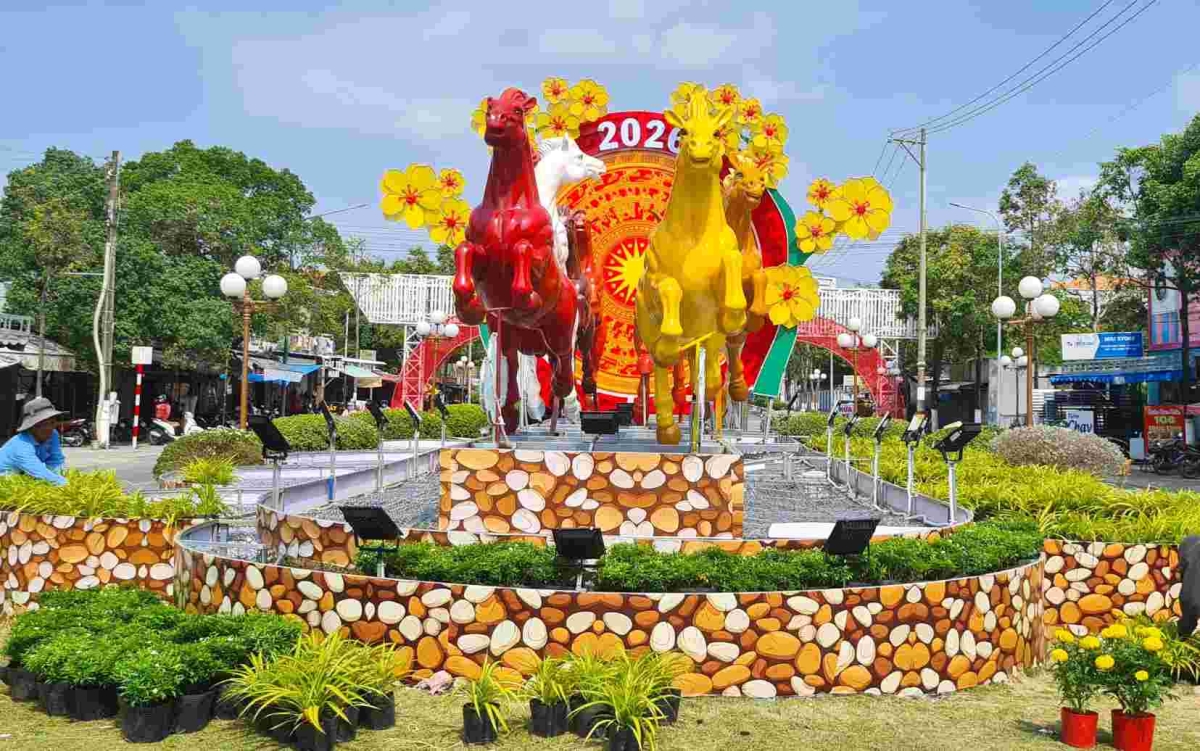 Linh vật ngựa ại Cà Mau