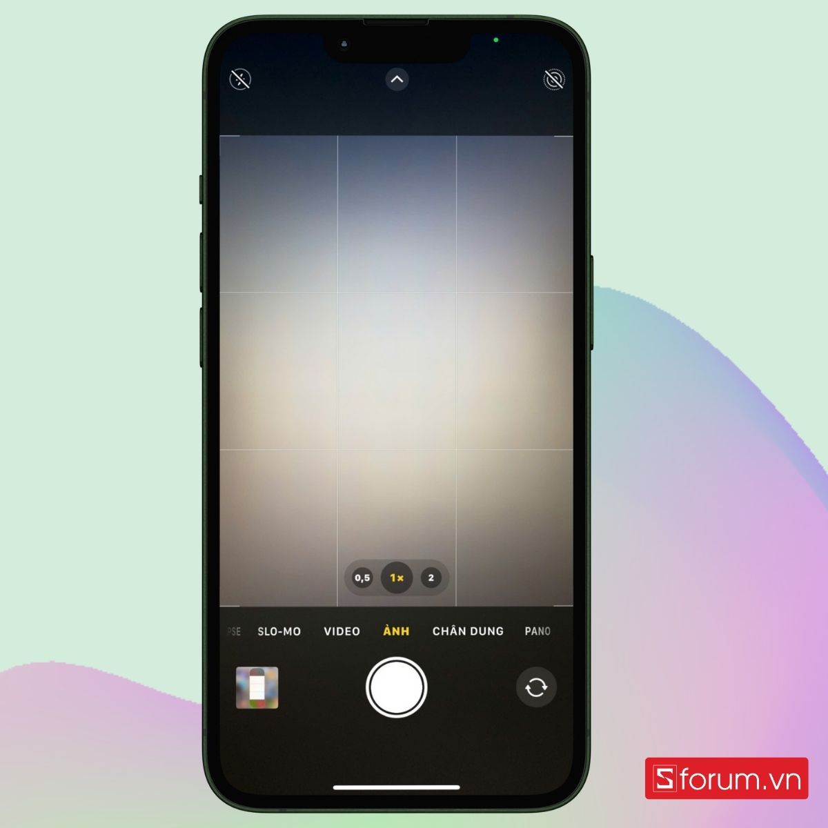 Tắt ứng dụng camera nếu đang dùng